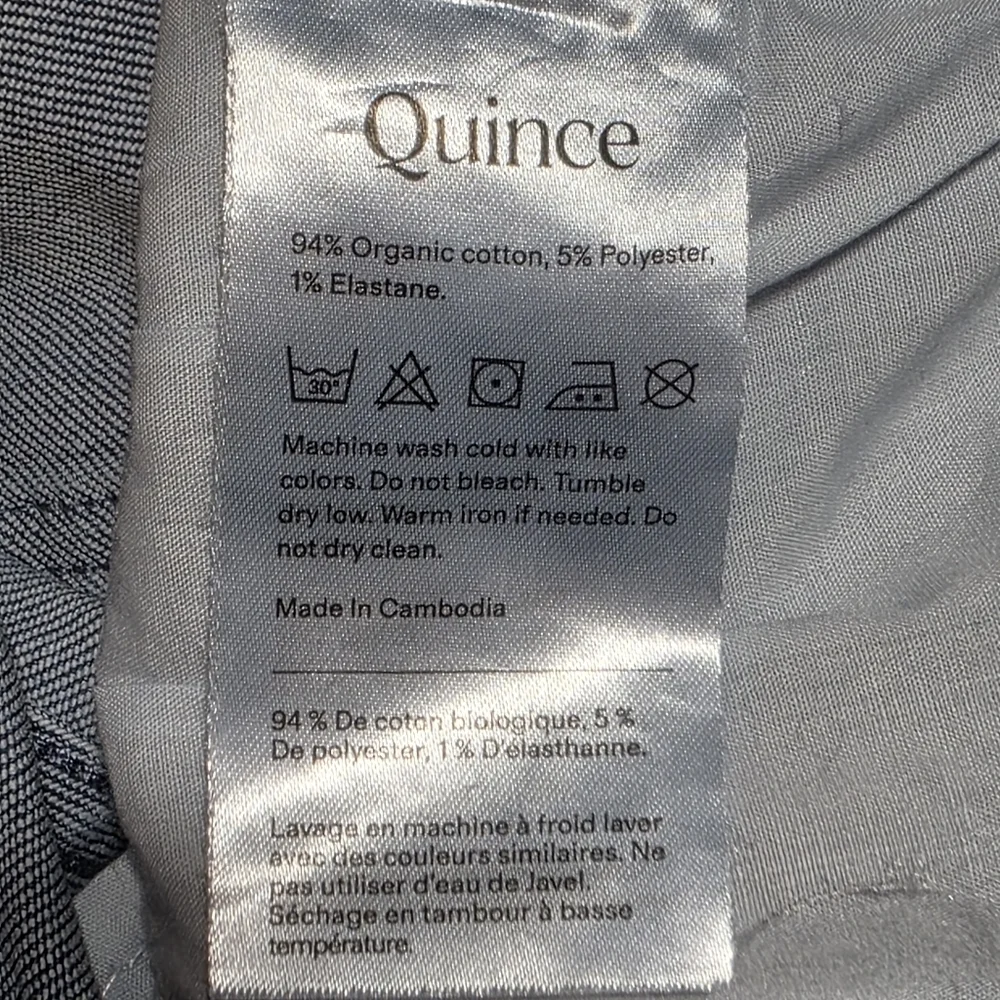 QUINCE LUNA STRETCH SLIM STRAIGHT JEANS SZ 29